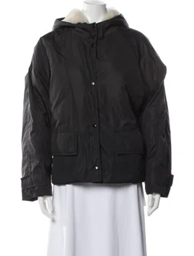 Pre-owned Shoreditch Ski Club Parka In Gray