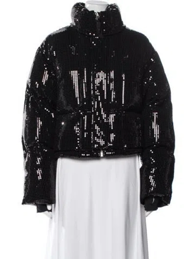Pre-owned Shoreditch Ski Club Printed Evening Jacket In Black