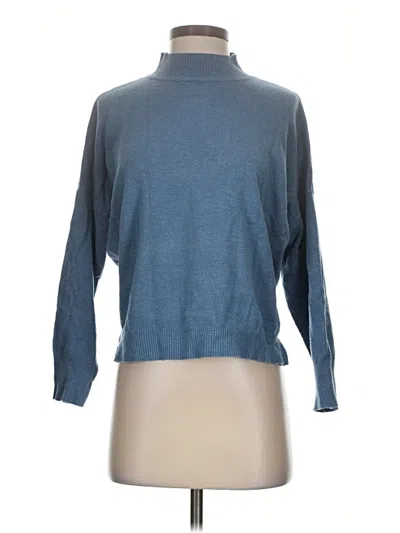 Pre-owned Short Story Turtleneck Sweater In Blue
