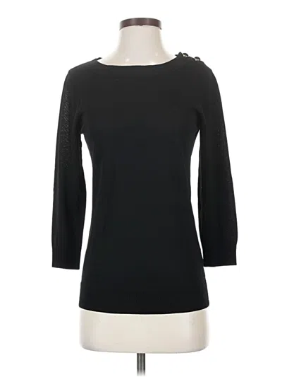 Pre-owned Shoshanna 3/4 Sleeve T-shirt In Black