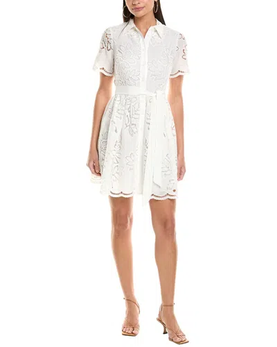 Shoshanna Alston Shirtdress In White