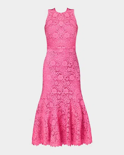 Shoshanna Anamaria Lace Cocktail Dress In Pink