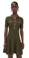 Shoshanna Antonia Dress Olive In Green