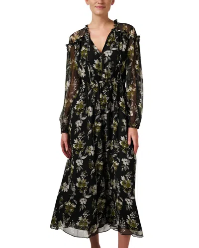 Shoshanna Arya Midi Dress In Black