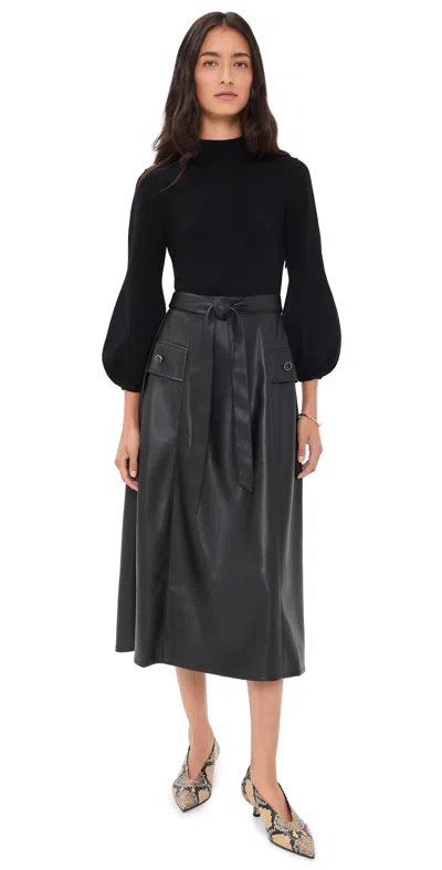 Shoshanna Aspen Dress Jet In Black