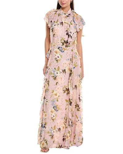 Shoshanna Asteri Maxi Dress In Pink
