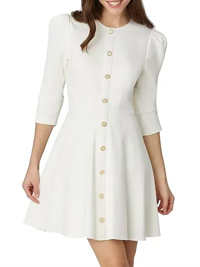 Shoshanna Audra Mini Dress In Ivory In White