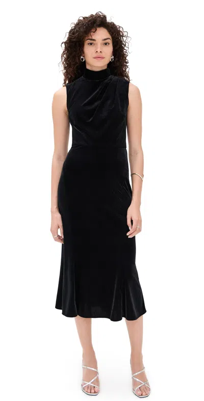 Shoshanna Audrey Dress Jet In Black