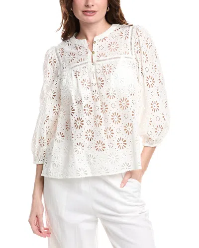 Shoshanna Beach Top In White