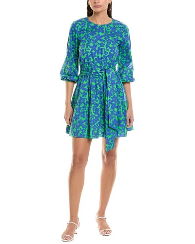 Shoshanna Becca Mini Dress In Blue