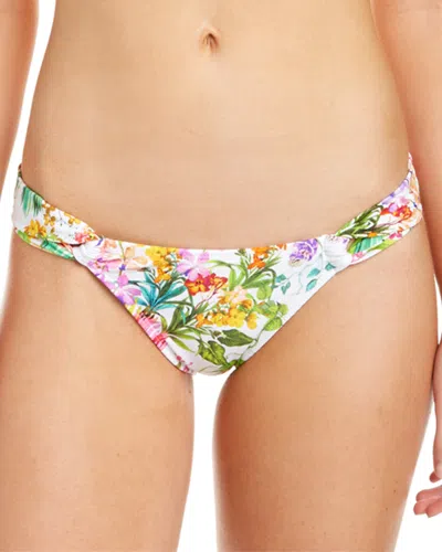 Shoshanna Botanical Floral Hipster Bottom In White