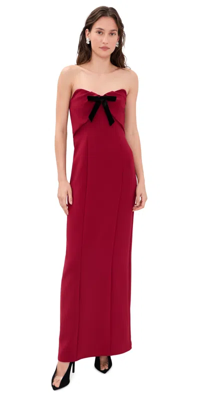 Shoshanna Brielle Dress Ruby In Red