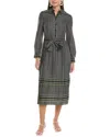 Shoshanna Brighton Dress In Jet Olive In Black