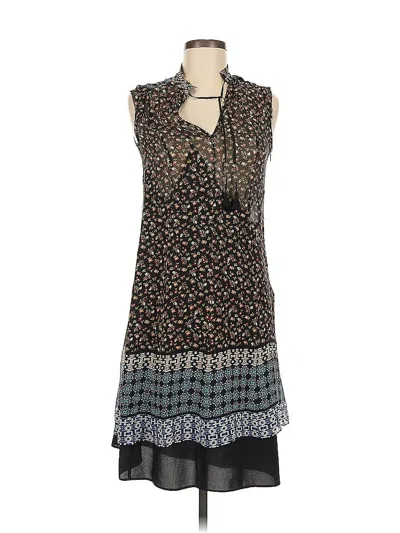 Pre-owned Shoshanna Casual Dress In Black