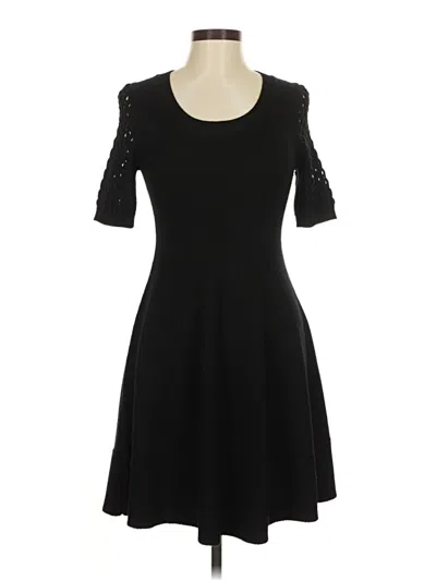 Pre-owned Shoshanna Casual Dress In Black