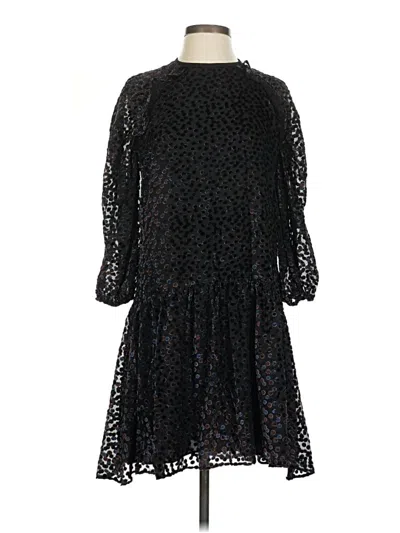 Pre-owned Shoshanna Casual Dress In Black