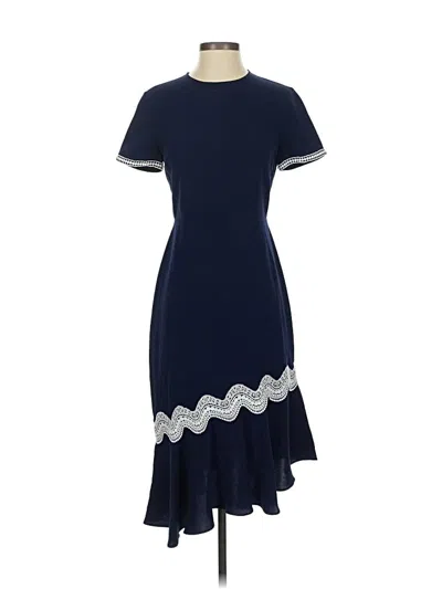 Pre-owned Shoshanna Casual Dress In Blue