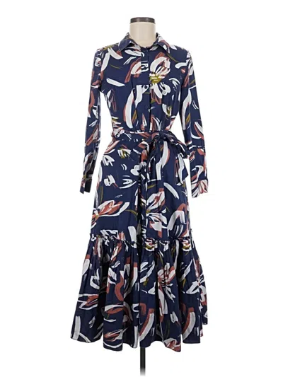 Pre-owned Shoshanna Casual Dress In Blue