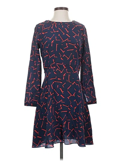 Pre-owned Shoshanna Casual Dress In Blue