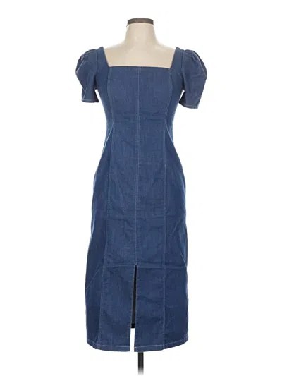 Pre-owned Shoshanna Casual Dress In Blue