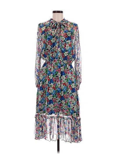 Pre-owned Shoshanna Casual Dress In Blue