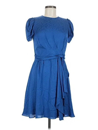 Pre-owned Shoshanna Casual Dress In Blue