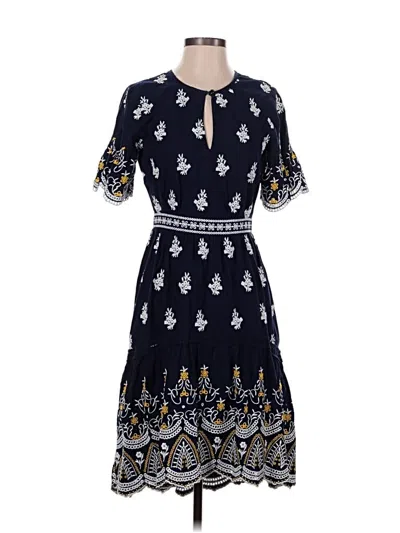 Pre-owned Shoshanna Casual Dress In Blue
