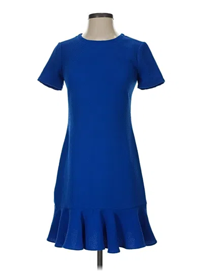 Pre-owned Shoshanna Casual Dress In Blue
