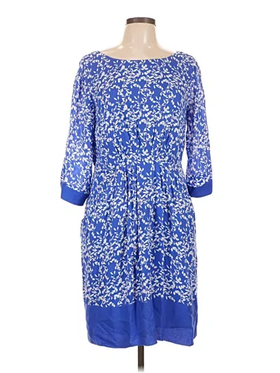 Pre-owned Shoshanna Casual Dress In Blue