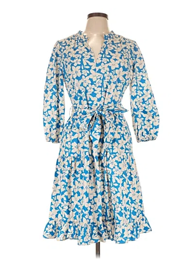 Pre-owned Shoshanna Casual Dress In Blue