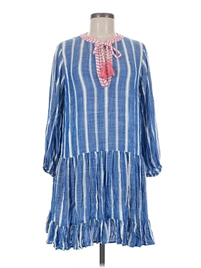 Pre-owned Shoshanna Casual Dress In Blue