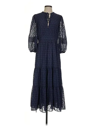Pre-owned Shoshanna Casual Dress In Blue