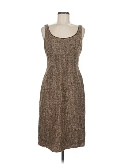 Pre-owned Shoshanna Casual Dress In Brown