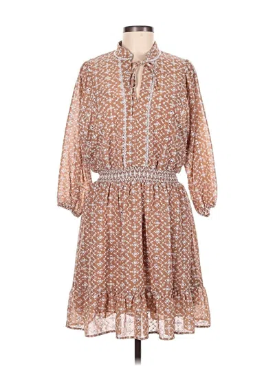 Pre-owned Shoshanna Casual Dress In Brown