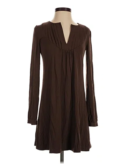 Pre-owned Shoshanna Casual Dress In Brown