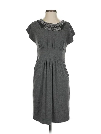 Pre-owned Shoshanna Casual Dress In Gray