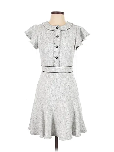 Pre-owned Shoshanna Casual Dress In Gray