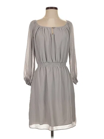 Pre-owned Shoshanna Casual Dress In Gray
