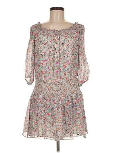 Pre-owned Shoshanna Casual Dress In Gray