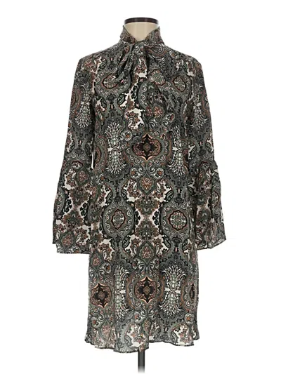 Pre-owned Shoshanna Casual Dress In Gray