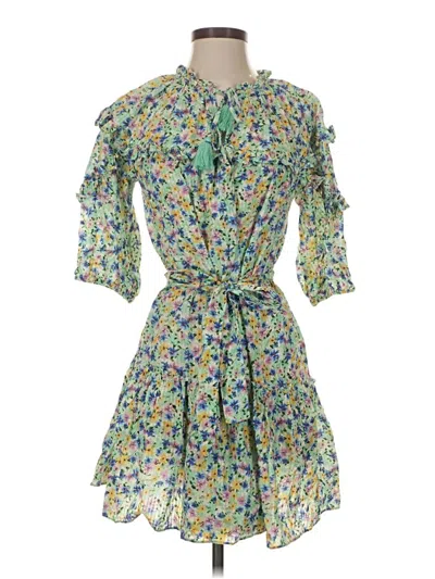 Pre-owned Shoshanna Casual Dress In Green