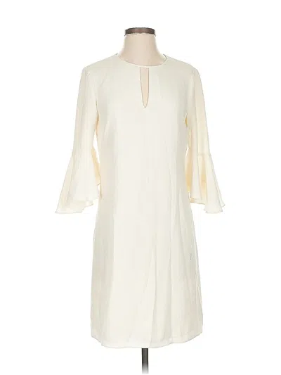Pre-owned Shoshanna Casual Dress In Ivory