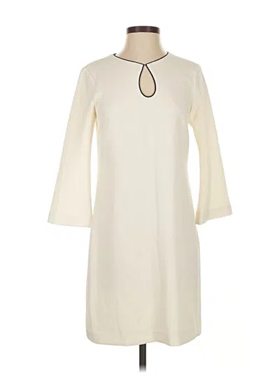 Pre-owned Shoshanna Casual Dress In Ivory