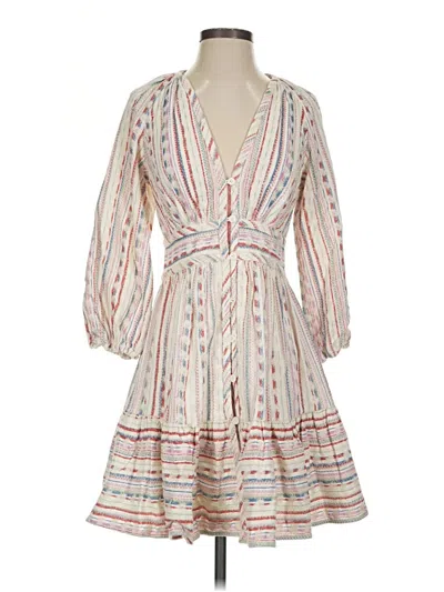 Pre-owned Shoshanna Casual Dress In Ivory