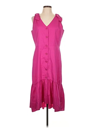 Pre-owned Shoshanna Casual Dress In Pink