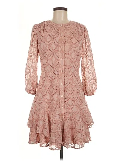 Pre-owned Shoshanna Casual Dress In Pink