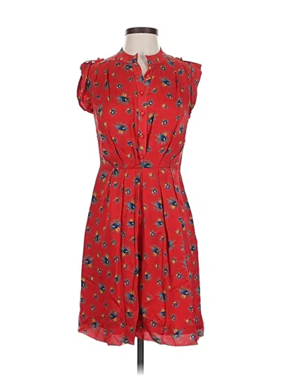 Pre-owned Shoshanna Casual Dress In Red