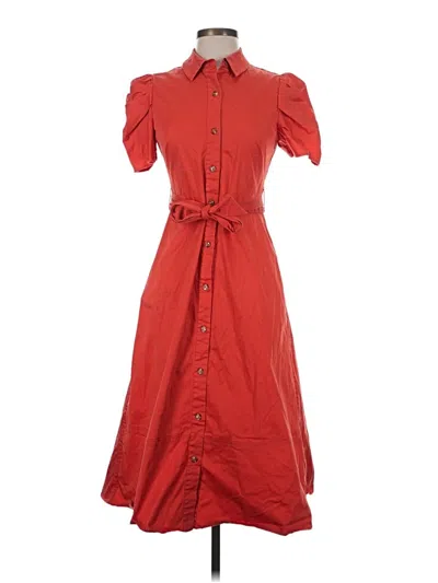 Pre-owned Shoshanna Casual Dress In Red