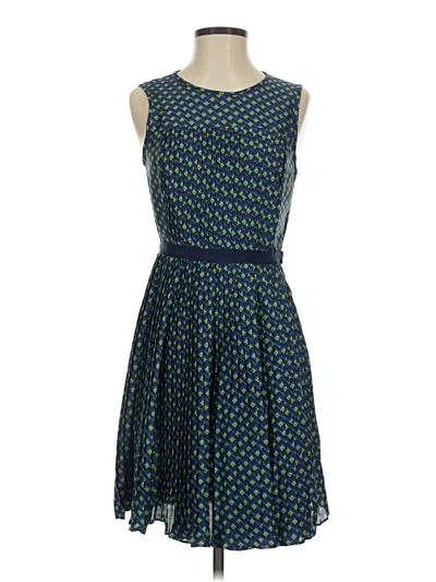 Pre-owned Shoshanna Casual Dress In Teal