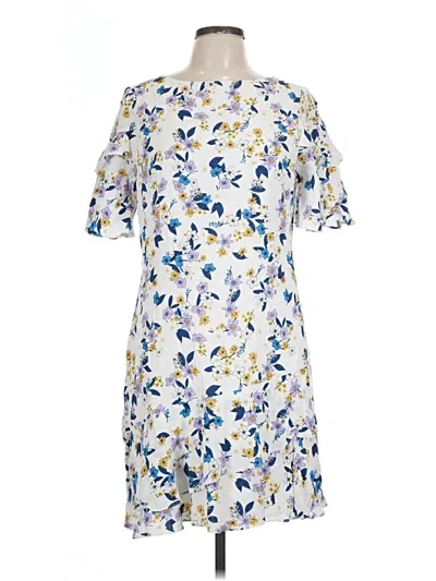 Pre-owned Shoshanna Casual Dress In White